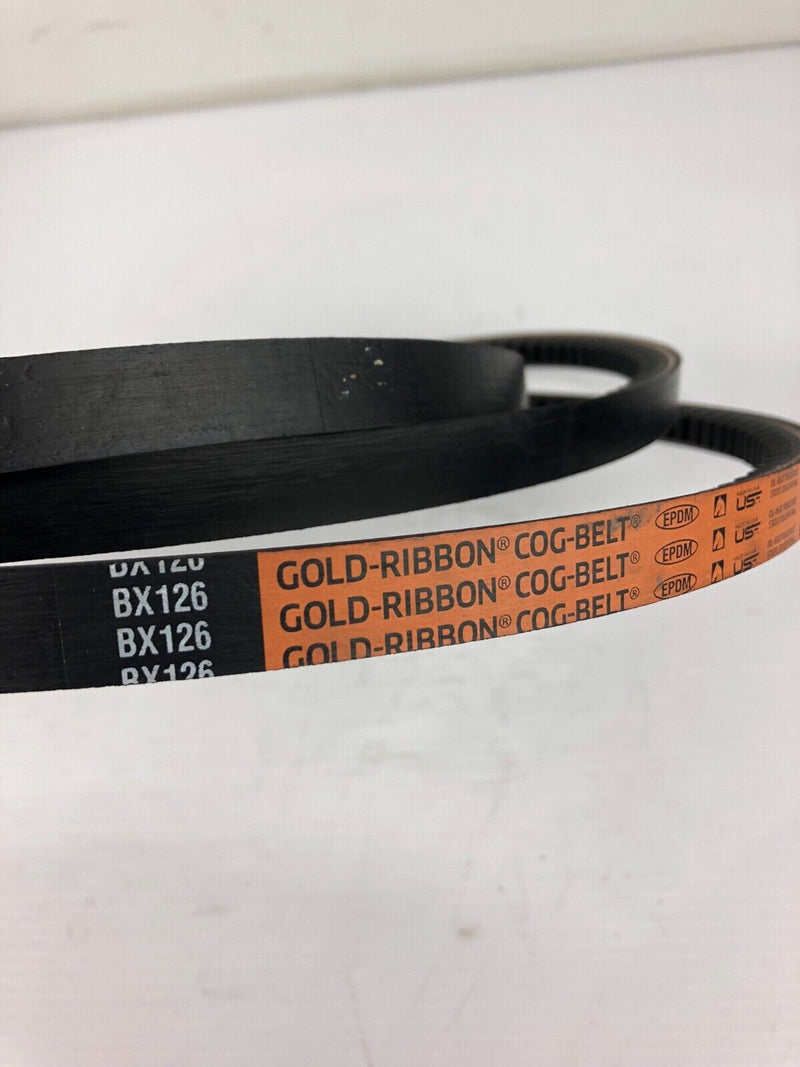 Carlisle BX126 Belt Gold-Ribbon COG-Belt