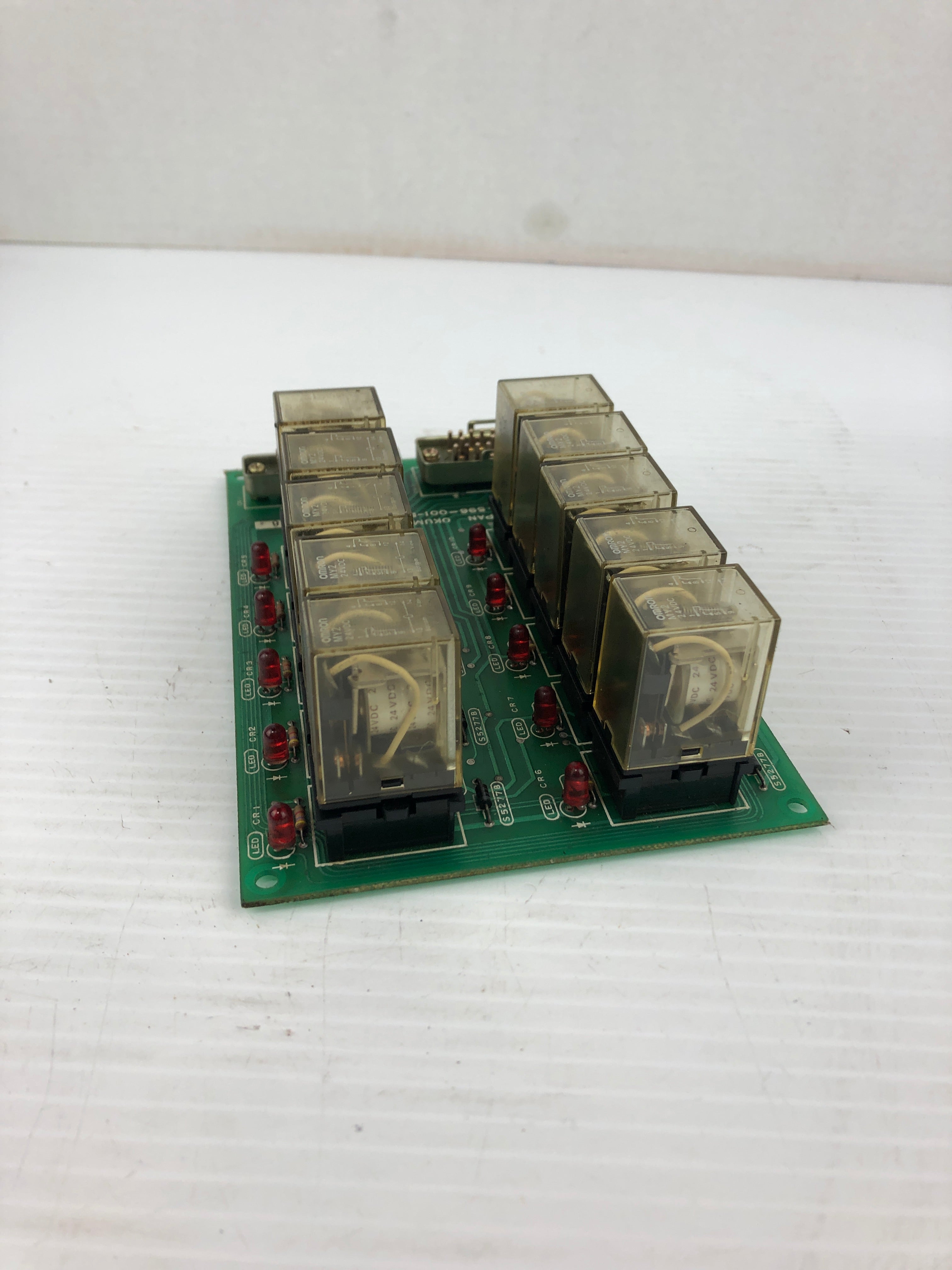Okuma CR Cardi E3900-596-001-B Relay Board with 10 Relays
