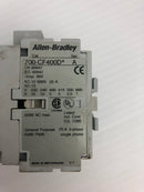 Allen-Bradley 700-CF400D* Contactor Ser. A 690V 25A 3PH 8kV - Lot of 2