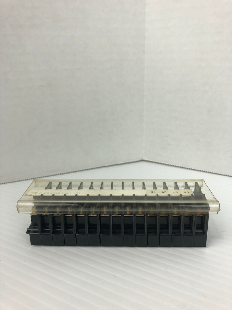 Idec BNH15MW Terminal Block 600V 10A 1.25mm² 15P - Lot of 2