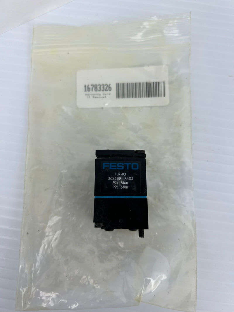 Festo ILR-03 Pressure Regulator 369589 R402