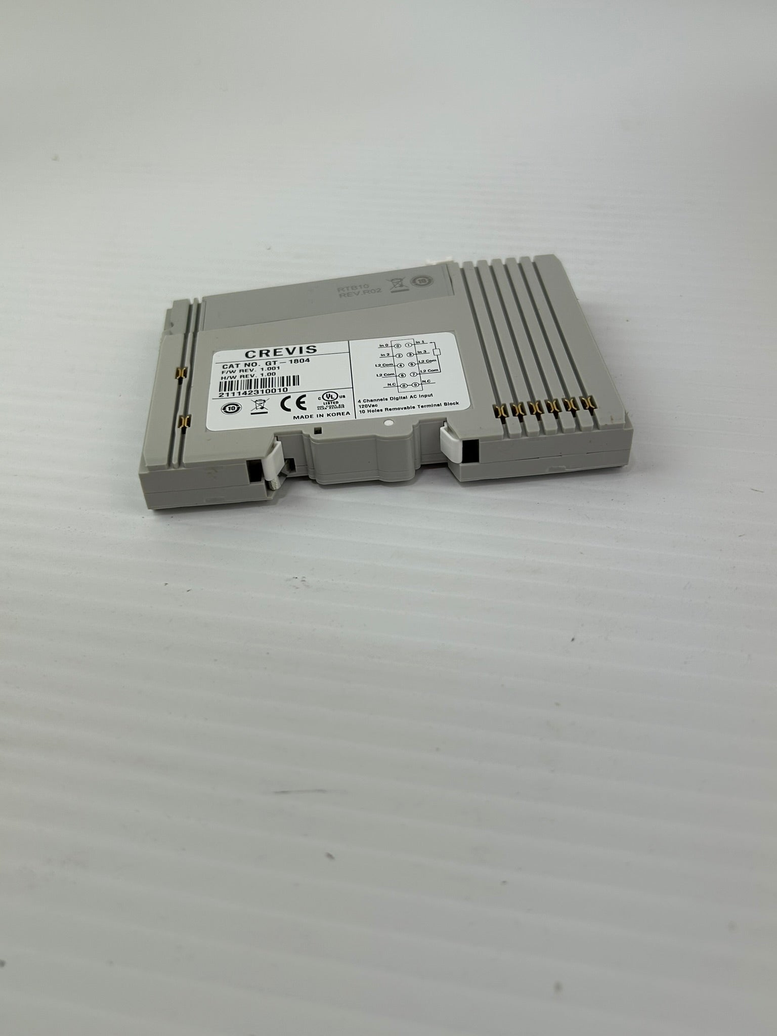 CREVIS GT-1804 FnIO-G 4 Channels Digital AC Input Module 120VAC FieldBus I/O