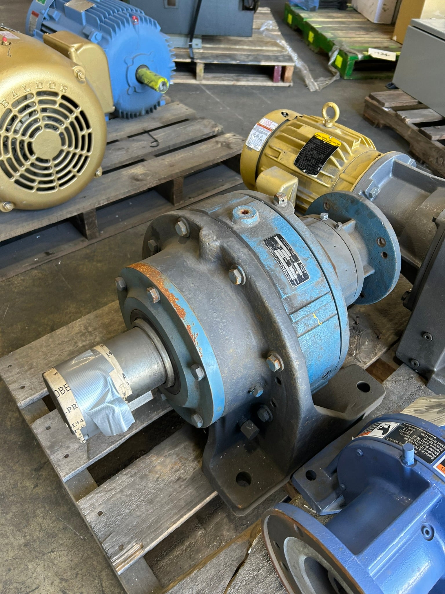 Shimpo Circulute CF3-493C180BH Speed Reducer 493:1 Ratio 3.03 HP 1750 RPM