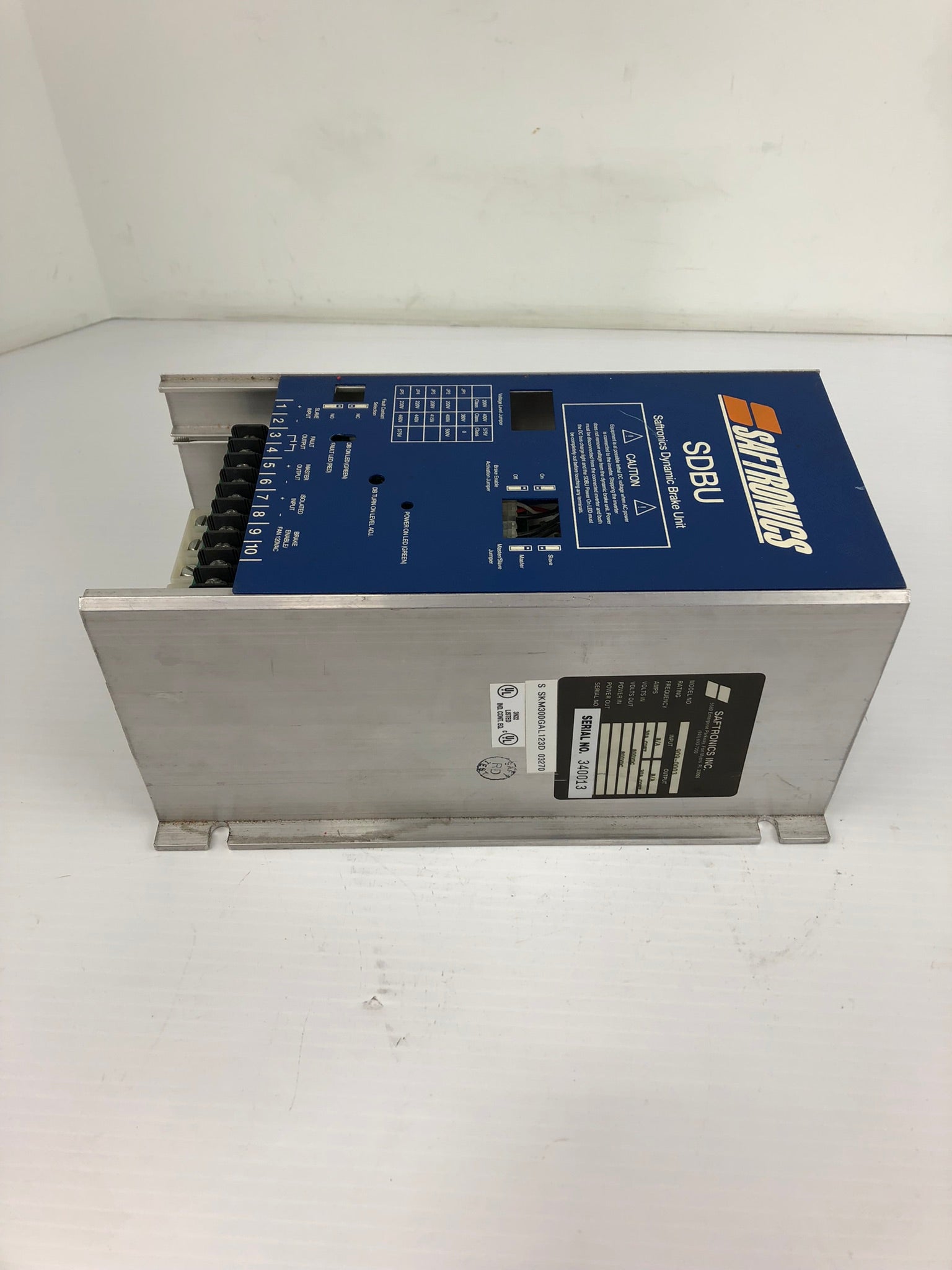 Saftronics 909-0003 Dynamic Braking Unit SDBU