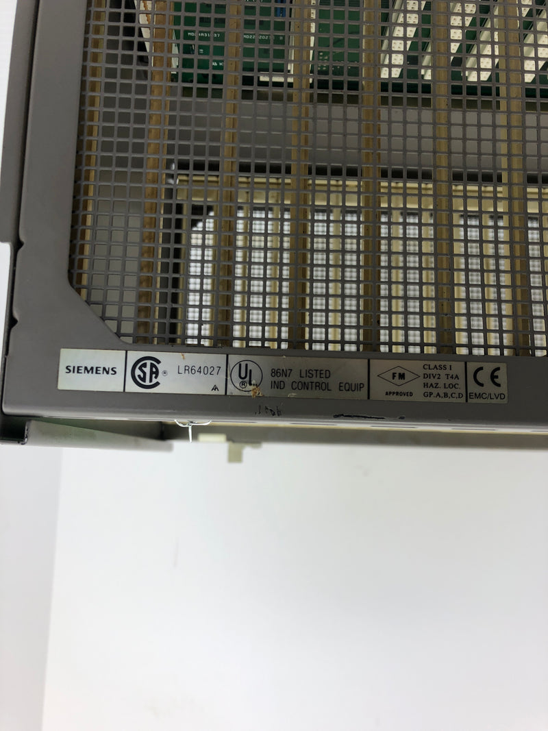 Siemens 505-6516 16-Slot Chassis Rack LR64027 Class I Div. 2