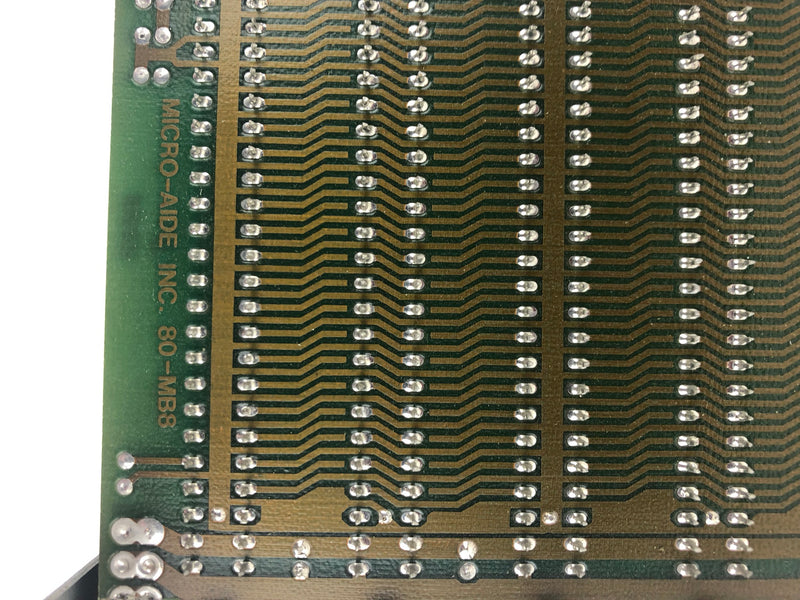 Micro-Aide 80-MB8 Circuit Board PLC Slot Rack Corecon Includes 6 Boards