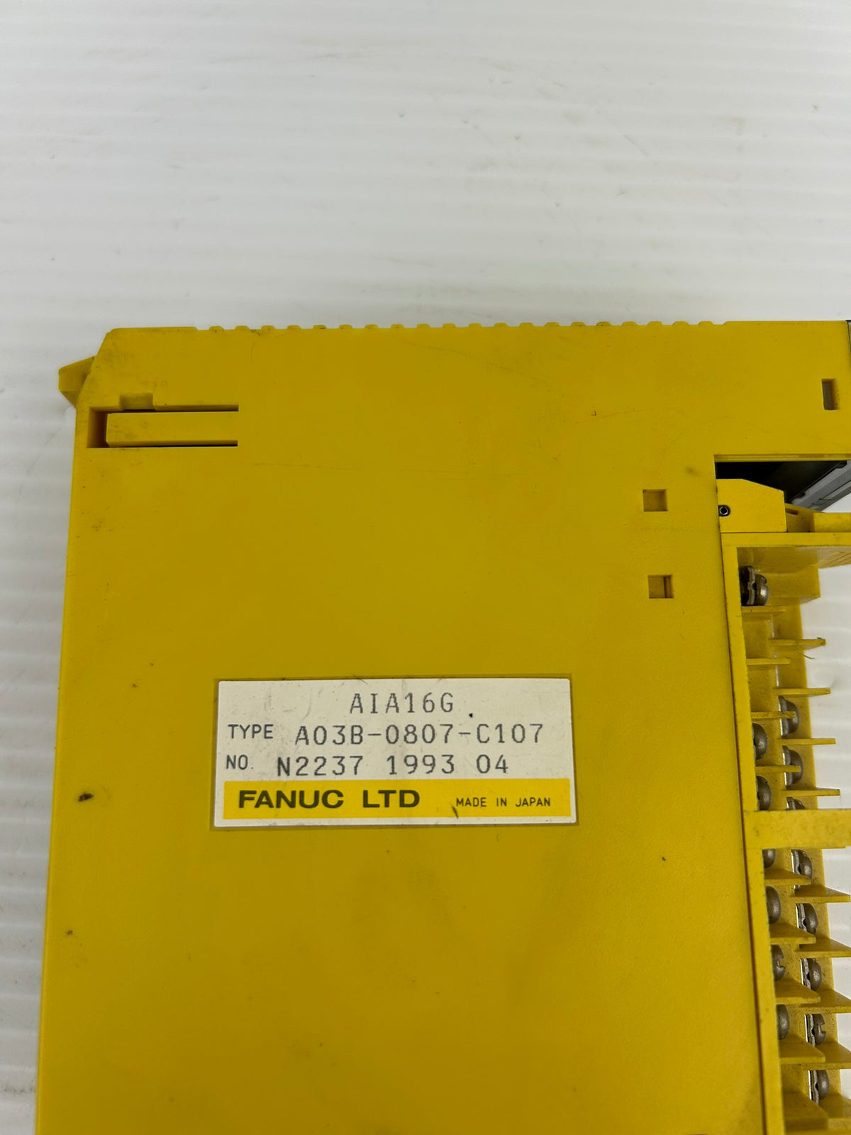 Fanuc A03B-0807-C107 AIA16G 16 Point 115VAC Digital Input Module CNC PLC