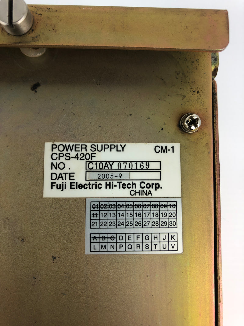 Fuji Electric JZNC-NRK51-1 Control Panel Power Supply Unit