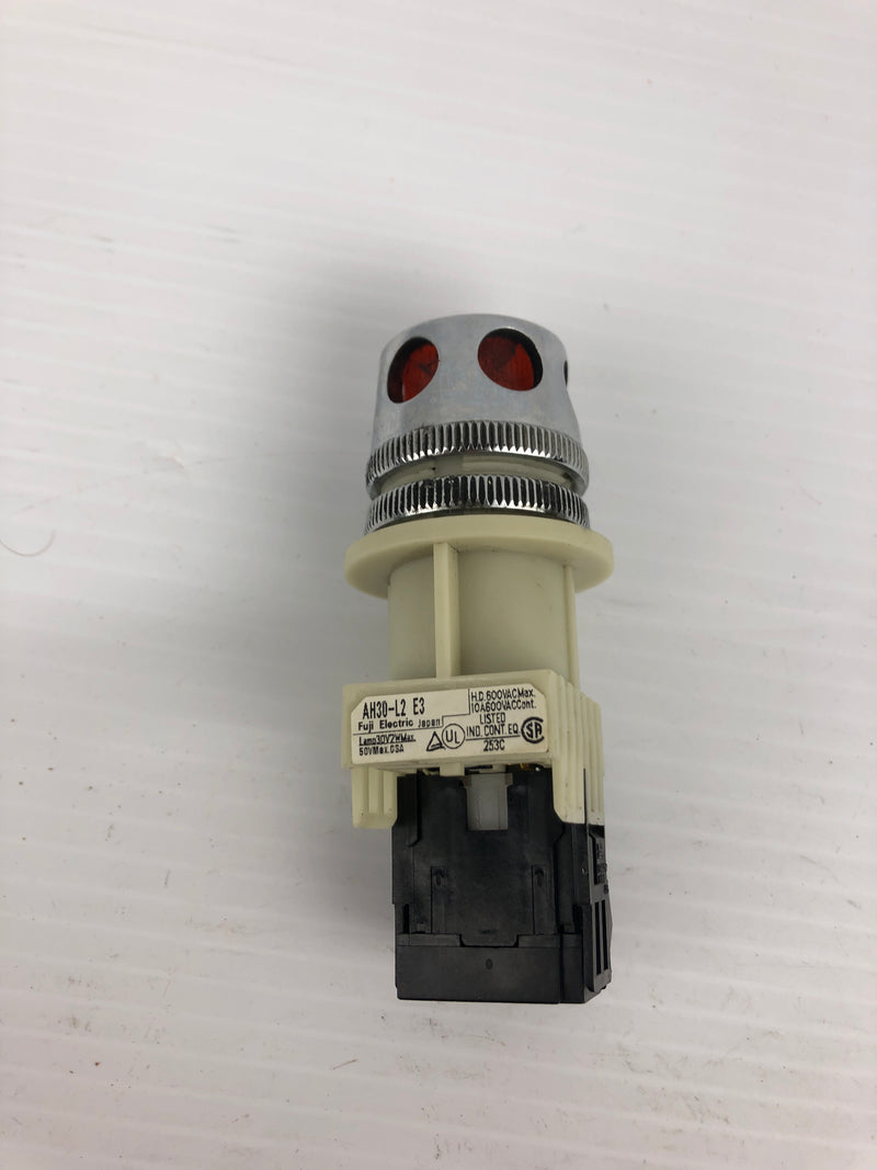 Fuji Electric AH30-L2 E3 Red Push Button