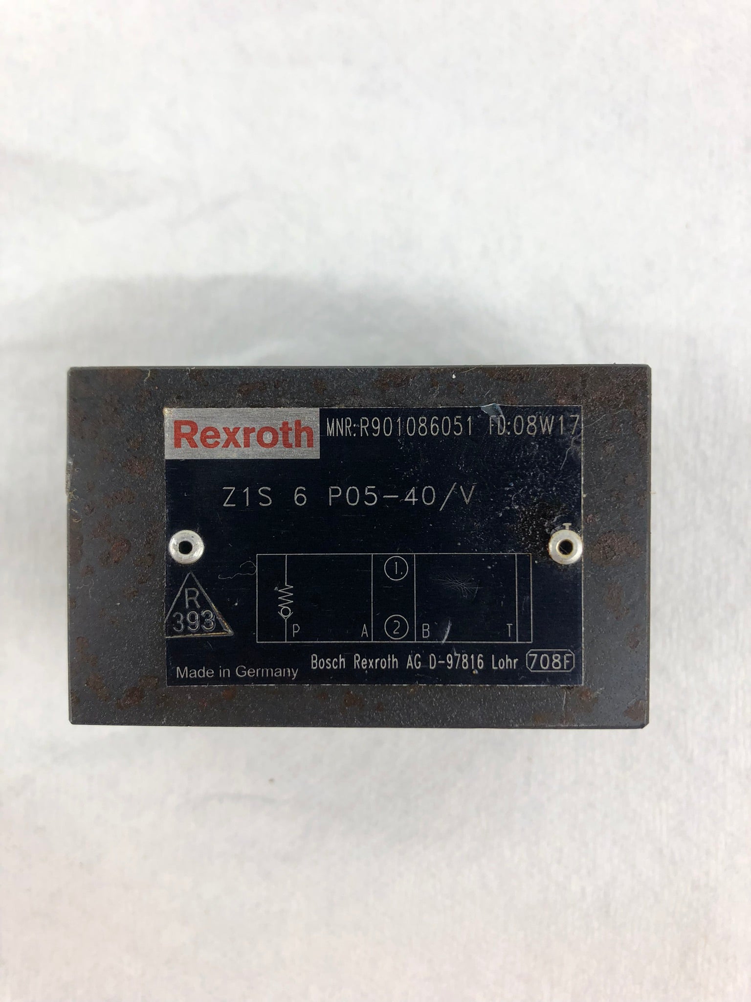 Rexroth Z1S 6 P05-40/V Check Valve R901086051
