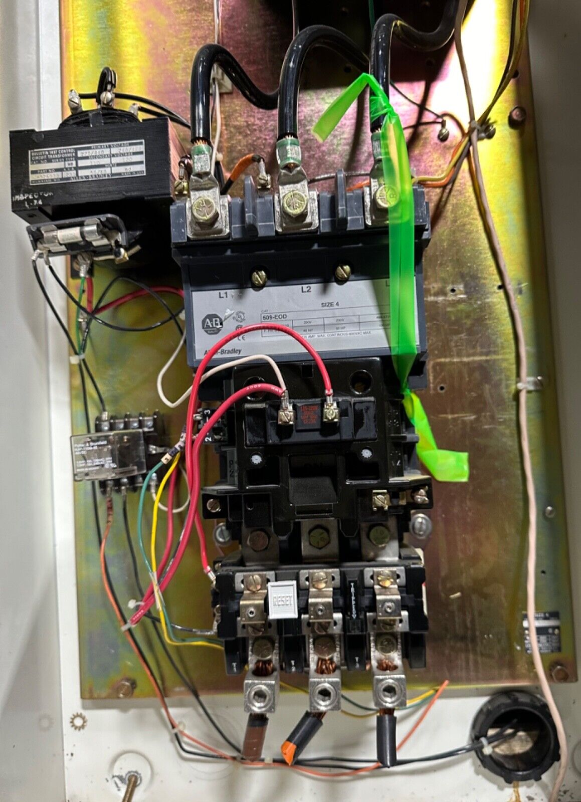 Allen Bradley 712-EAB43 Combination Motor Starter 509-EOD Size 4 100HP