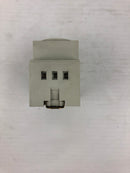 Luetze 680572 Control Cabinet Outlet for Hat Rail ST-3/S 16A 250V