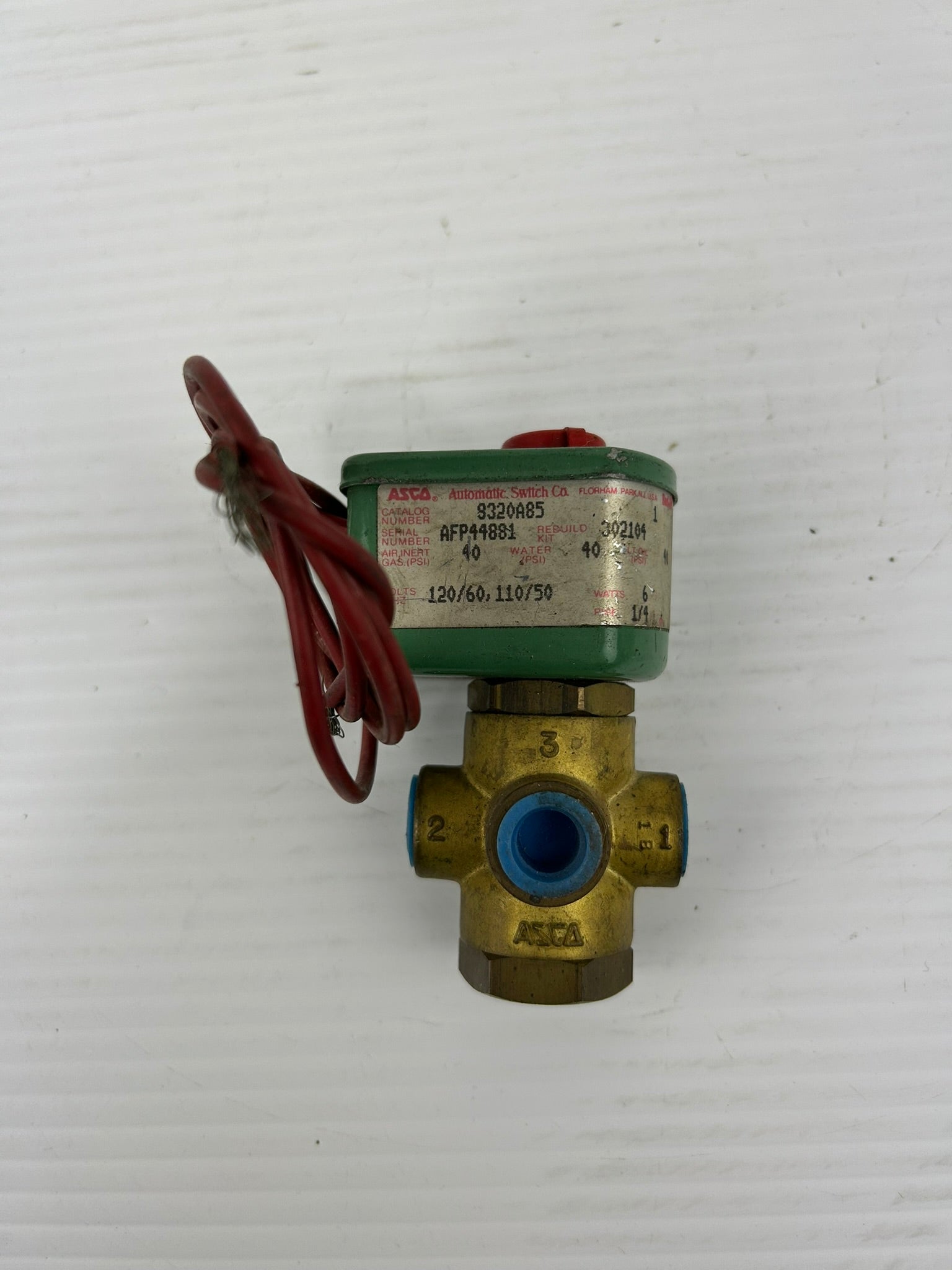 ASCO 8320A85 Pneumatic Solenoid Valve 120VAC
