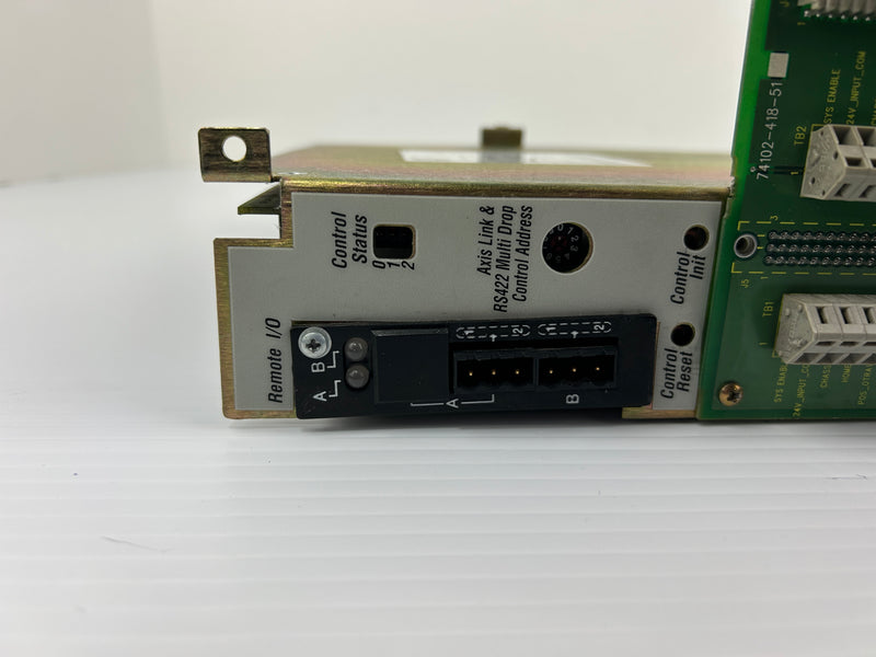 Allen-Bradley 74102-171-19 Motion Controller Board Ser. G AxisLink RIO BUL 1394