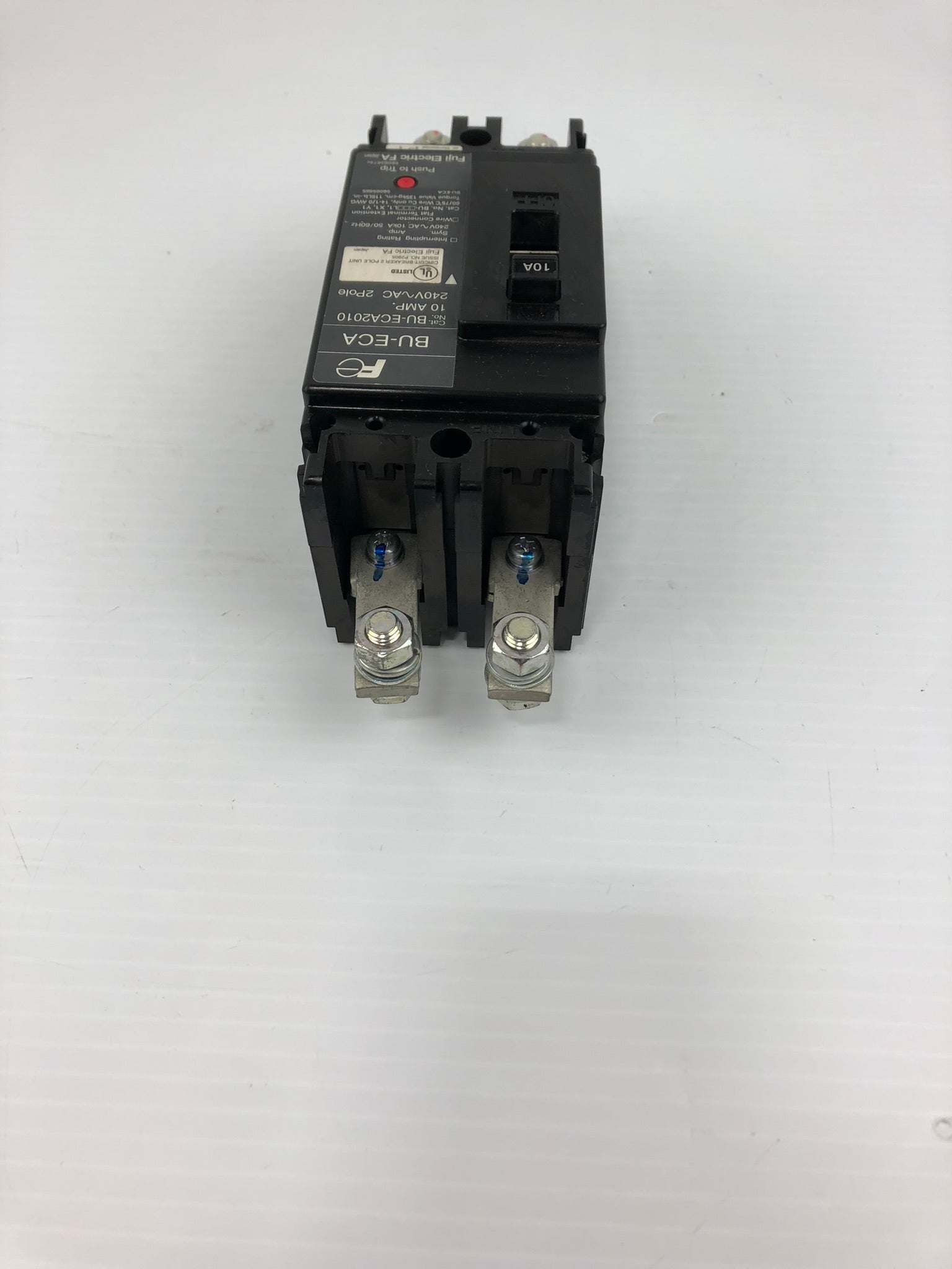 Fuji Electric BU-ECA2010 Circuit Breaker 10A 240V 2 Pole