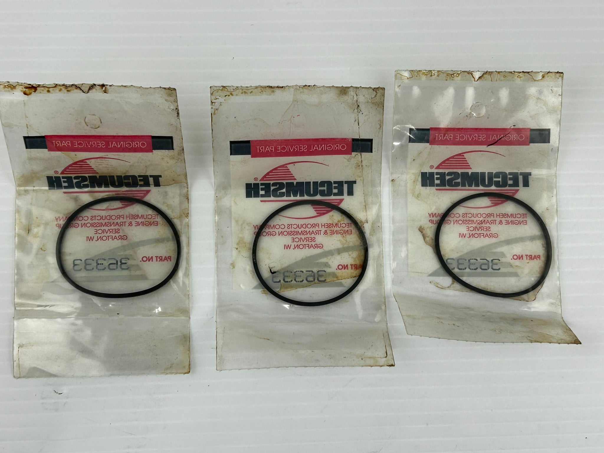 Tecumseh O-Ring 36333 - Lot of 3