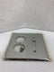 Chrome Wall Plate 83532 2 Gang One Toggle One Duplex - Lot of 6