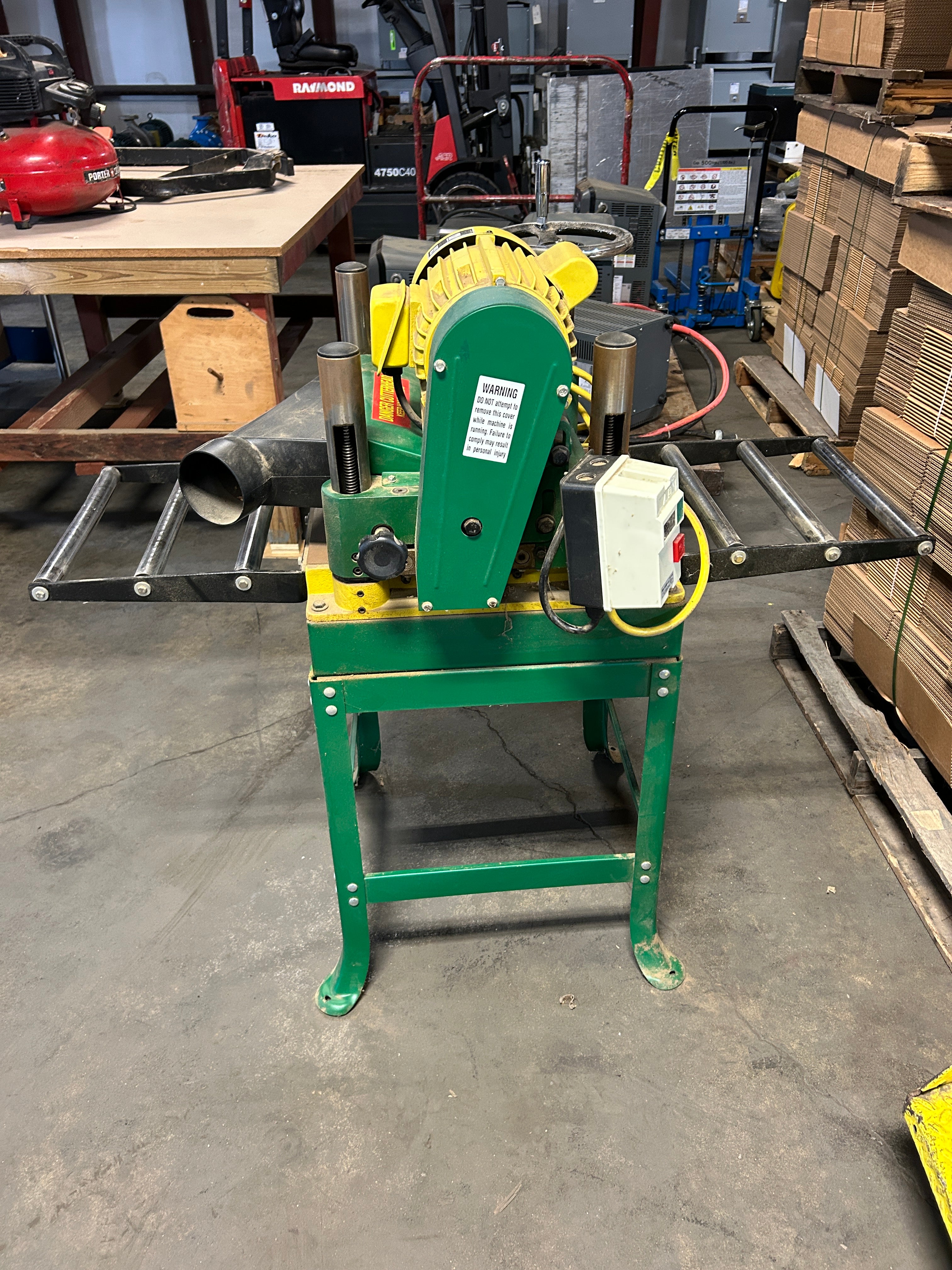 Woodtek 15" Wood Planer 124070 3HP 230V 1PH 2P 18A 3450 RPM 60Hz Woodworking