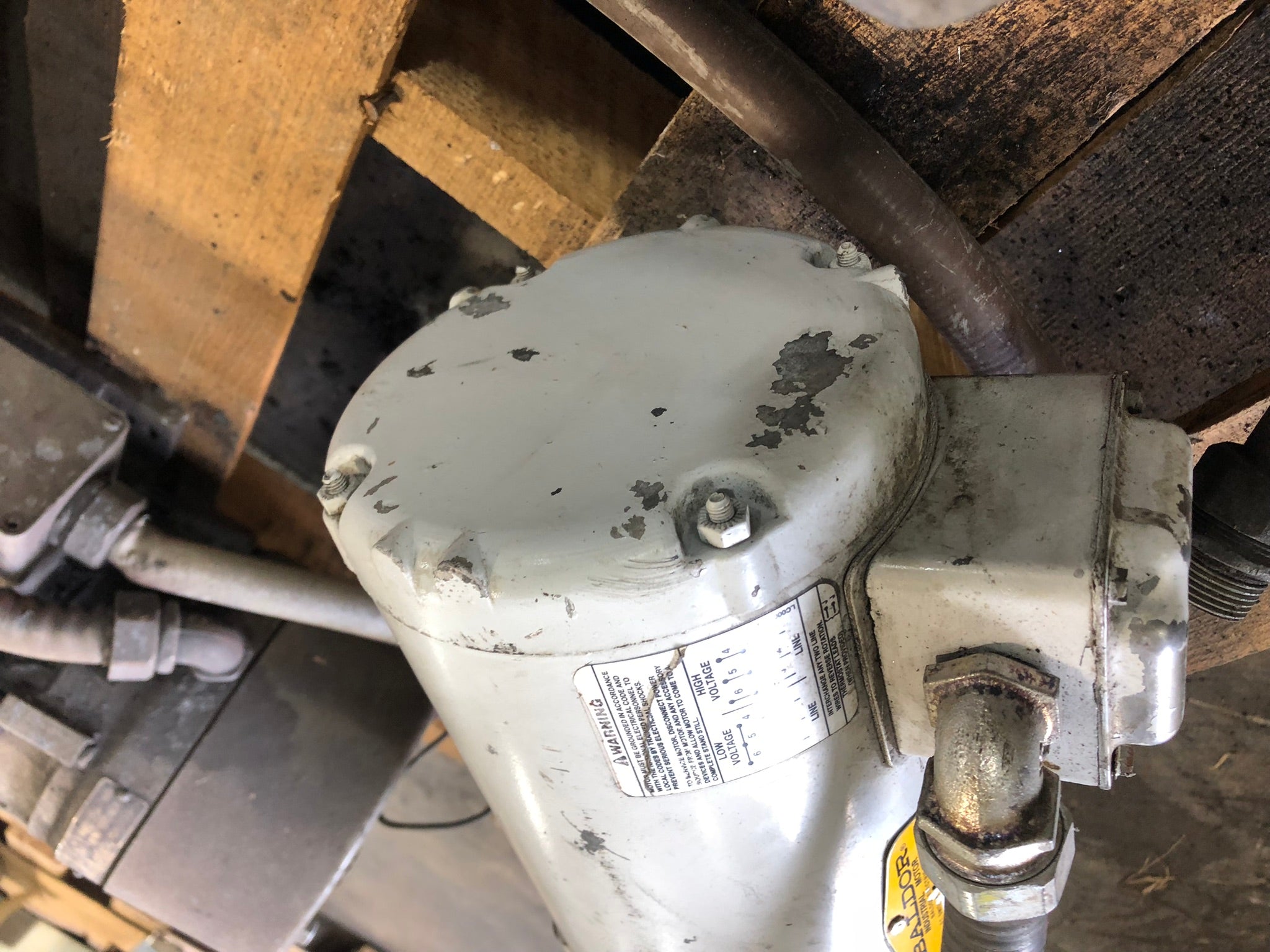Baldor 34J106-3922G1 Industrial Motor 1/2 HP 3 PH