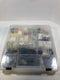 14' X 15" Plastic Storage Box Full of Assorted Electronic Pieces NEW