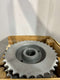 20" Double Chain Roller Sprocket 32 Teeth 12" x 3.915"-4.175" ID