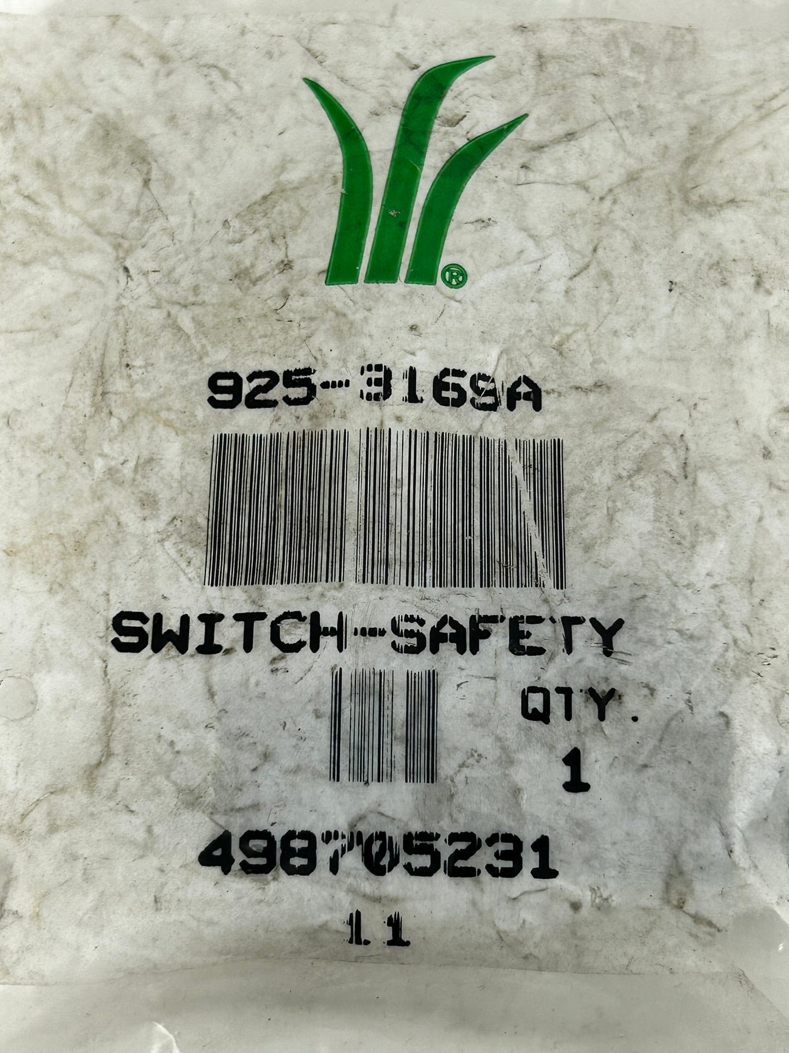MTD Safety Switch 925-3169A