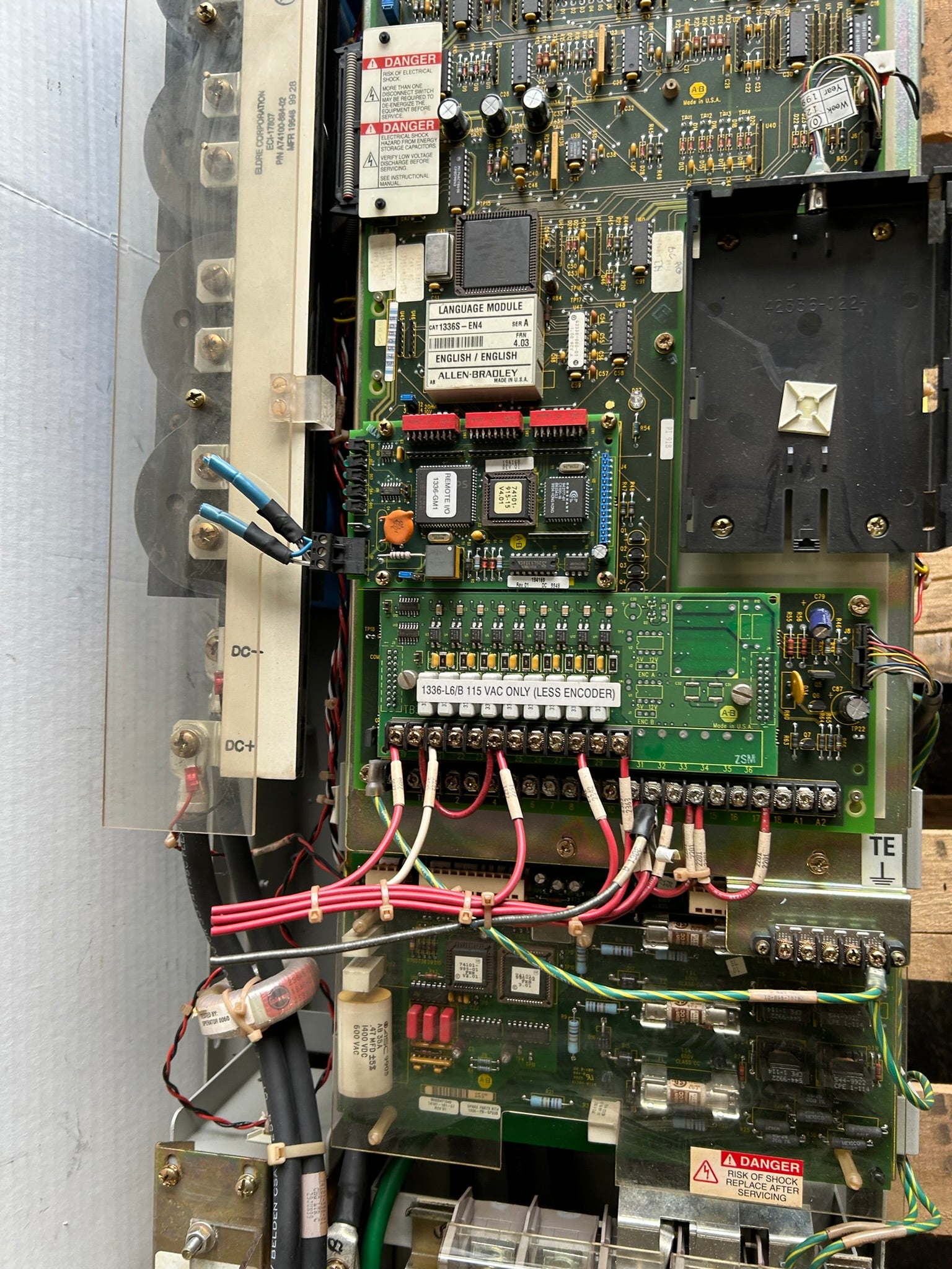 Allen-Bradley 1336S-B060-AN-EN4-L6 Plus Drive Series D - No Keypad
