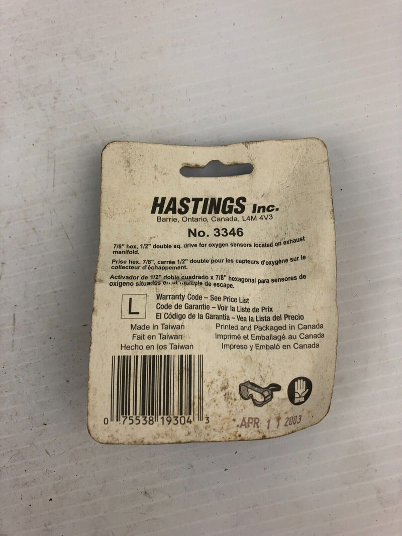 Hastings 3346 Offset Oxygen Sensor Wrench