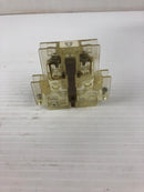 Allen-Bradley 195-GA10 Auxiliary Contact Block Series A - Lot of 2