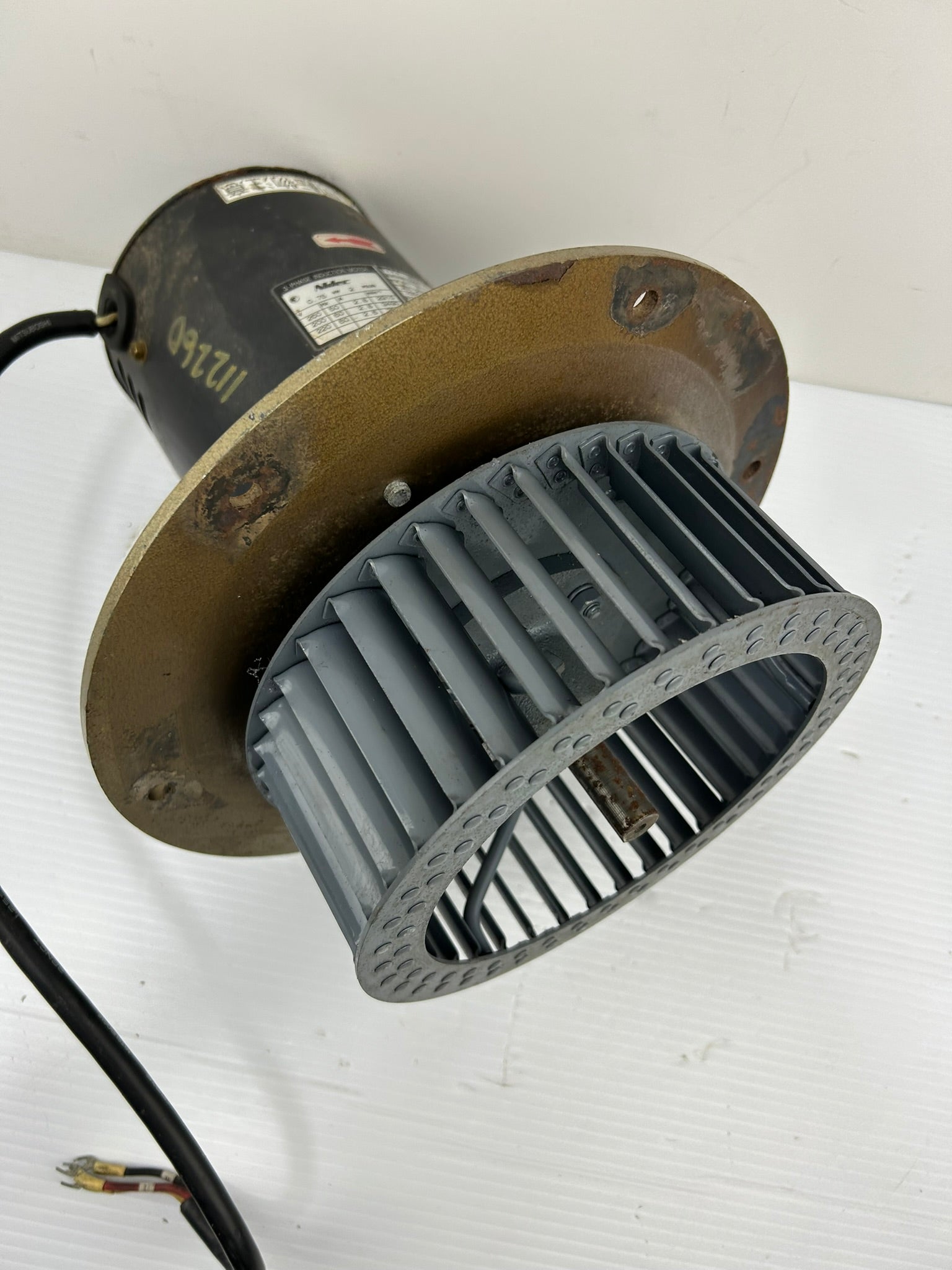 Nidec BDLQ-5T 040T0 3 Phase Induction Fan Motor 0.75kW 2 Poles