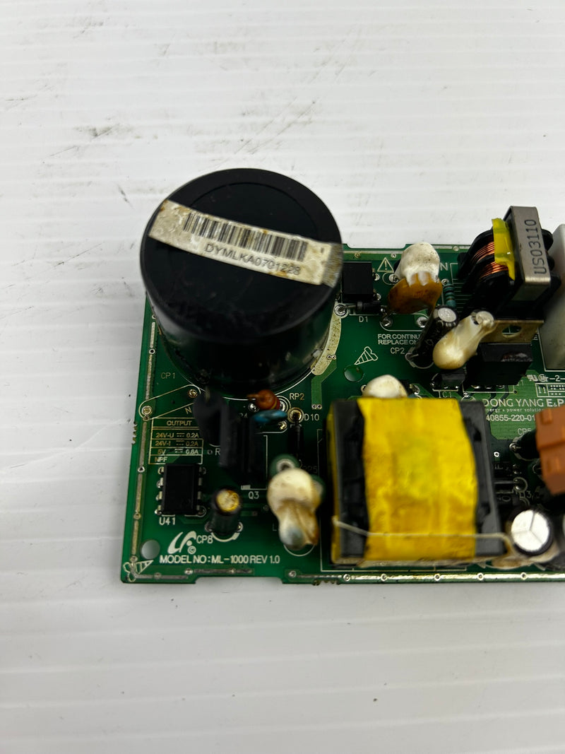 Dong Yang E&P ML-1000 Circuit Board Rev 1.0 40855-220-01