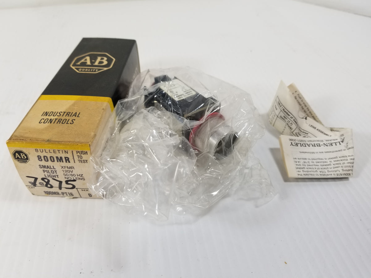 Allen-Bradley 800MR-PT16 Small Pilot Light No Lens