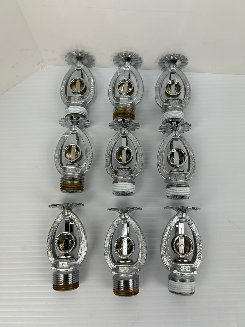 Grinnell 458A Duraspeed Fire Sprinkler Head - Lot of 9