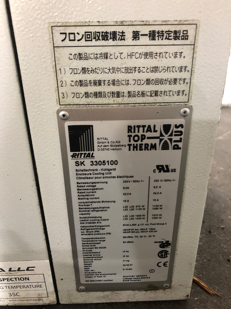 Rittal SK3305100 Cooling Unit Enclosure 230V 1PH