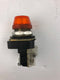 Allen-Bradley 800T-Q24A Pilot Indicator Light Series T 24V Orange