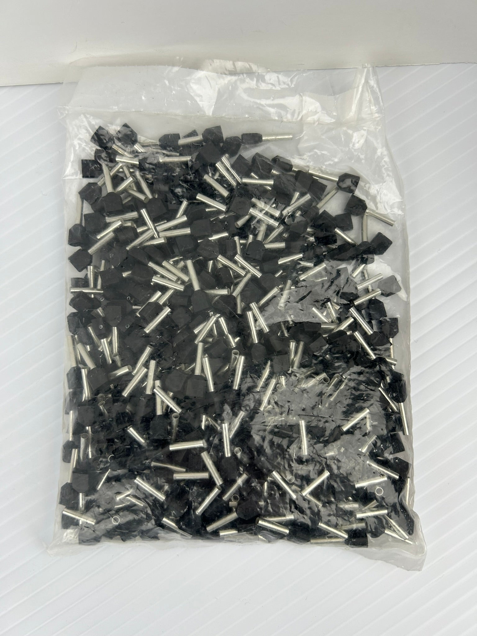 Panduit FTD78-12-D Pan-Term Black Covered Ferrules - Bag of 500