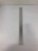 Slotted Aluminum Din Rails 20-5/8" Long x 1-3/8" Wide x 1/4" Holes