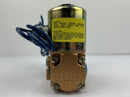 Versa VGG-3201-U-3TC Brass Solenoid Valve 175 PSI 120/60 Volts/Hz 10 Watts