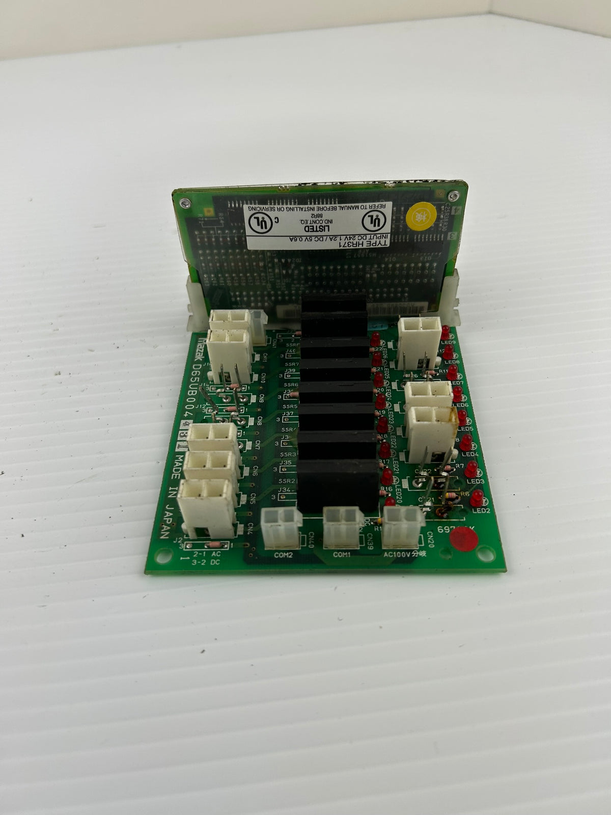 Mazak HR371 CNC Relay Output Board D65UB004 24V 1.2A PCB