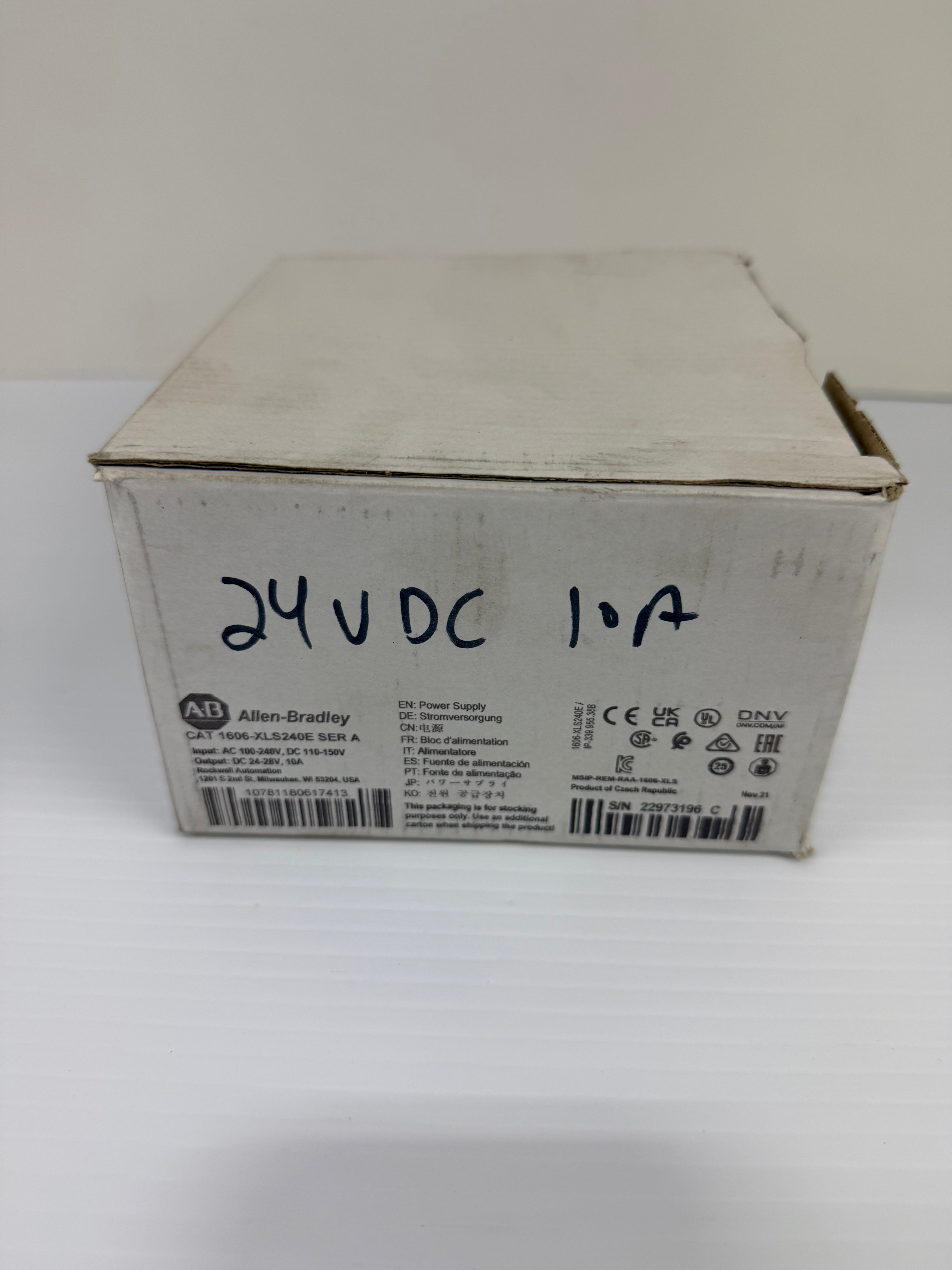 Allen Bradley Power Supply 1606-XLS240E 1 Phase 24 Volt 10 Amp