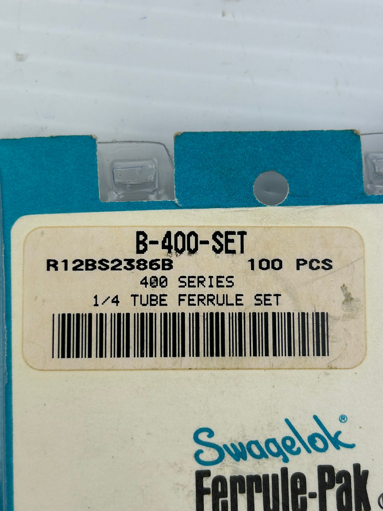 Swagelok B-400-SET Brass 1/4 Tube Ferrule Set 400 Series - Lot of 61
