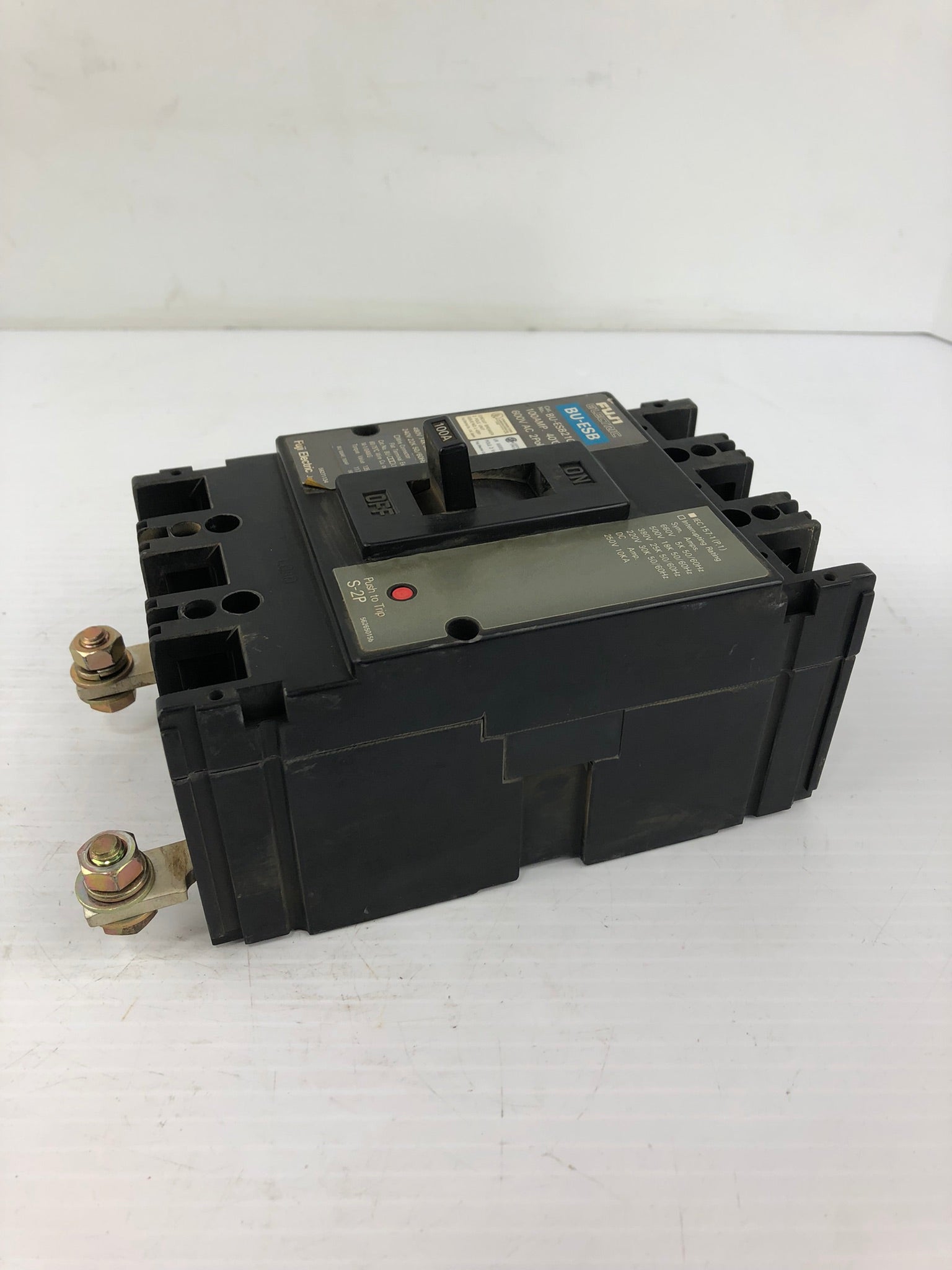 Fuji Electric BU-ESB2100 Circuit Breaker 100 AMP 600 VAC 2 Pole
