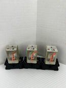 Allen-Bradley 700-HA33A1 Relay Ser A With 700-HN101 Base Ser B - Lot of 3