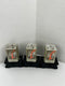 Allen-Bradley 700-HA33A1 Relay Ser A With 700-HN101 Base Ser B - Lot of 3