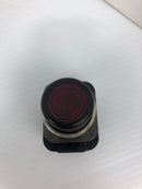 Allen-Bradley Allen-Bradley 800T-PT16 Red Illuminated Push Button Ser. B 120V