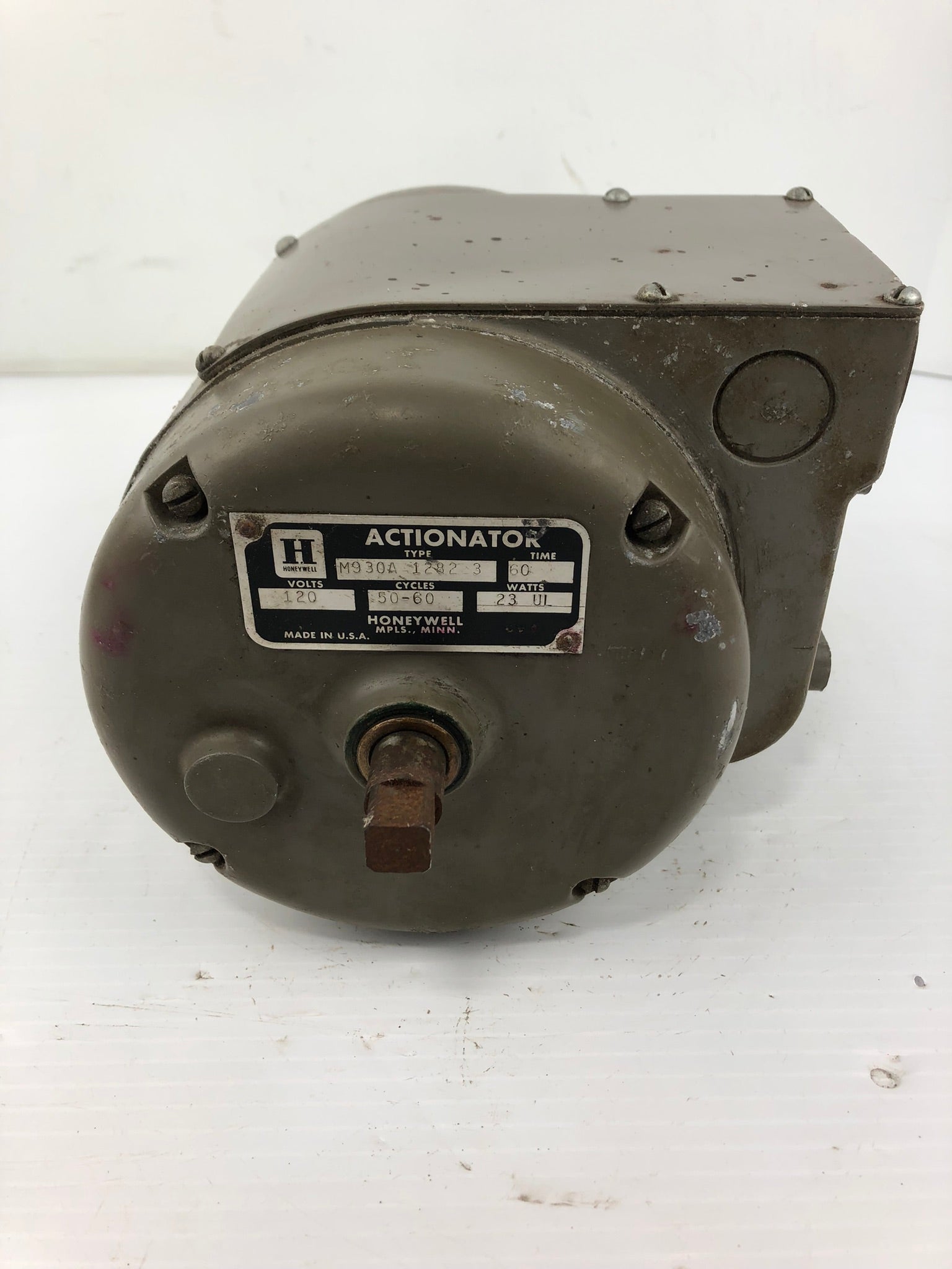 Honeywell M930A 1282 3 Actionator 60 Time 120V 50/60 Hz 23 UL Watts