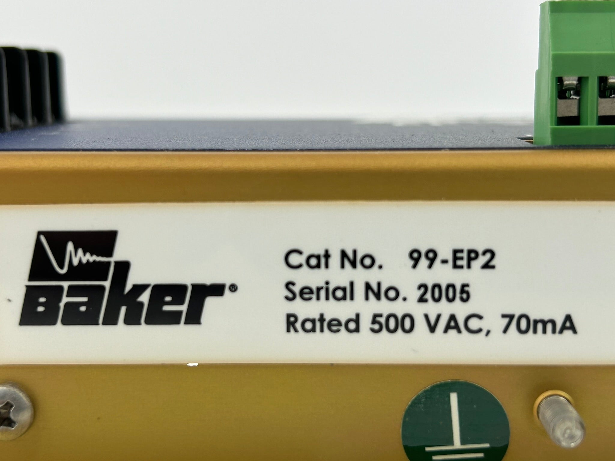 Baker EP2 A/D Bus Export Box 99-EP2 500VAC 70mA