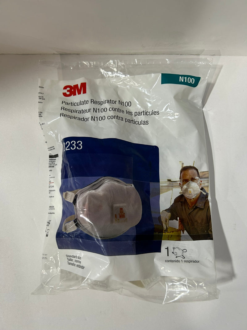 3M 8233 Particulate Respirator Mask N100 - Box of 15