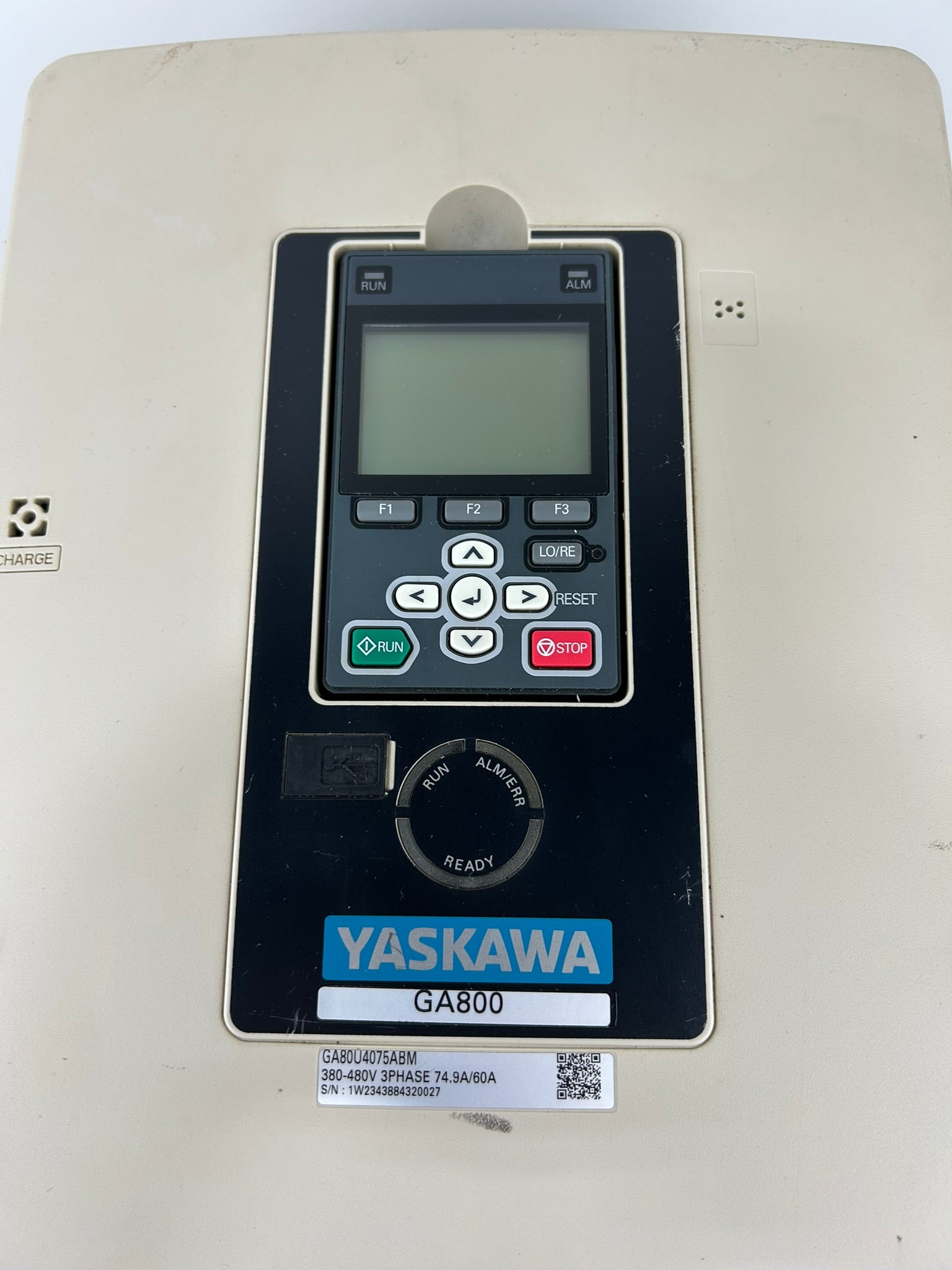 Yaskawa Electric CIPR-GA80U4075ABMA-AAAANA AC Industrial Drive Rev B GA800