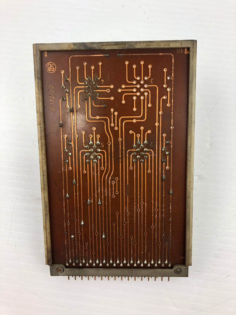 Barmag Electronic Circuit Board E110/00 Card with 3 Relays